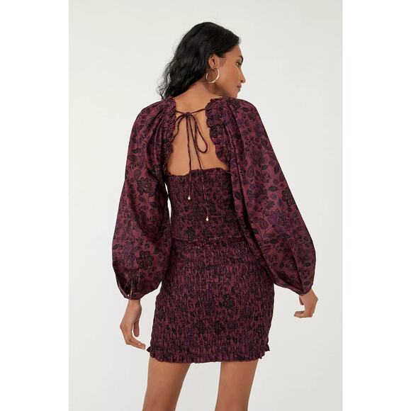 NWT Free People Smock it to Me Mini Dress Size Small - Picture 3 of 4